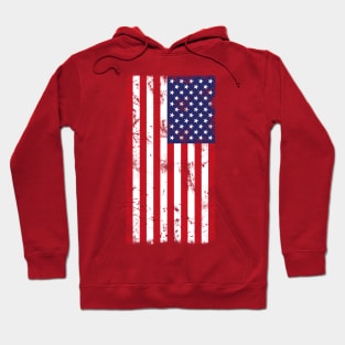 American Flag Distressed Hoodie